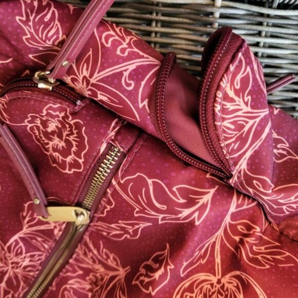 Crossbody Bag Purse Bohemian Multi-Pocket Floral - Picture 8 of 10